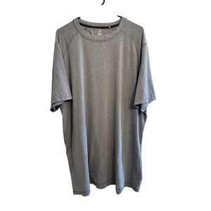 Tasc Performance Mens Heather Grey XXLT Bamboo Organic Cotton T-Shirt